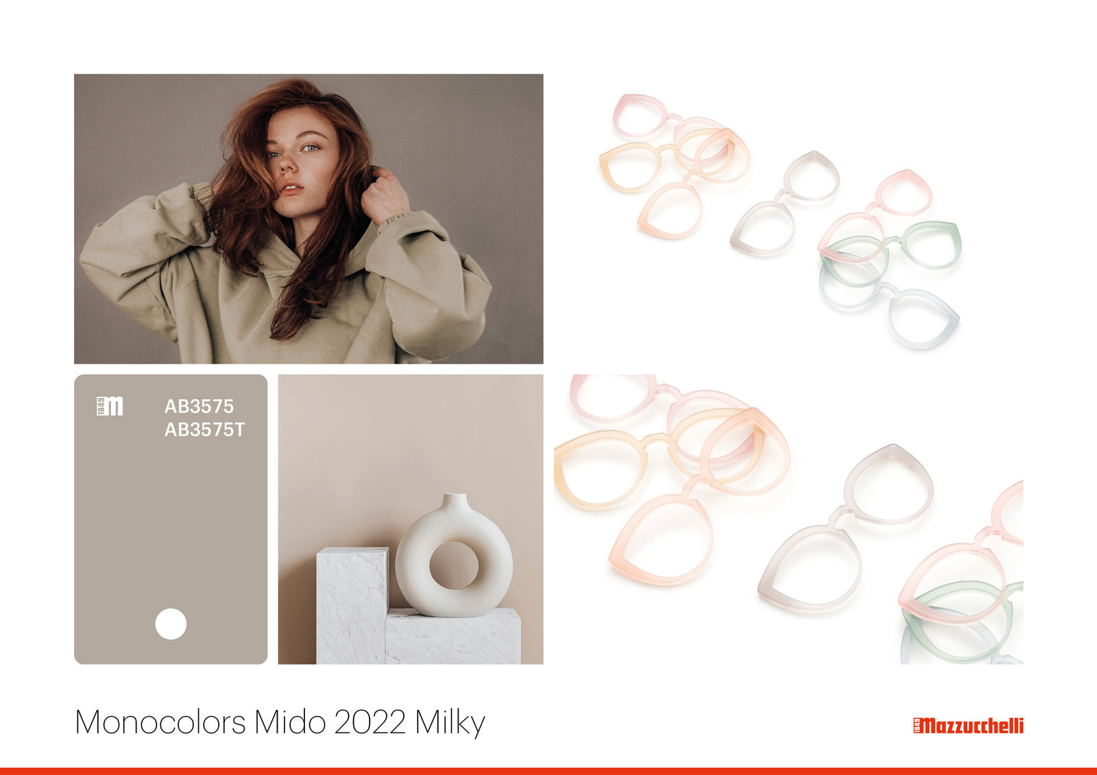 Monocolors Mido 2022 Milky | Mazzucchelli 1849