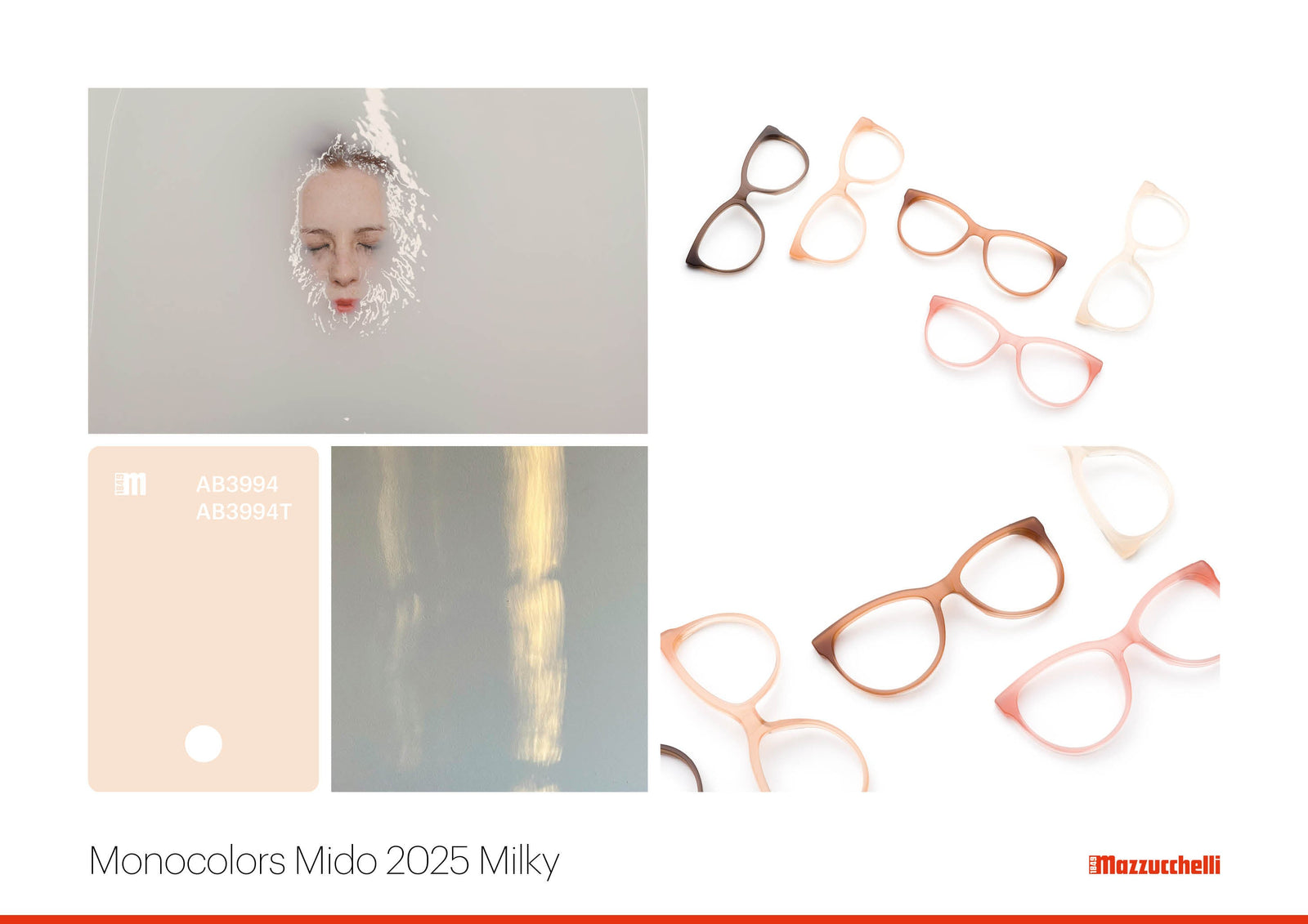 Monocolors Mido 2025 Milky | Mazzucchelli 1849