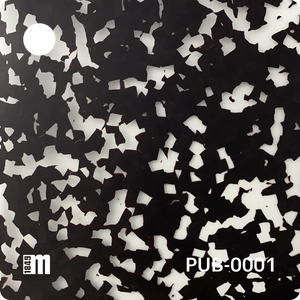decorative flexible film made of aliphatic TPU for design, interior design, product design, pattern black and trasparent