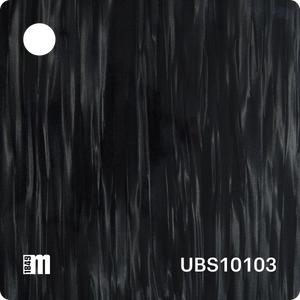 decorative flexible aliphatic TPU film material for design, skyline effect, black.